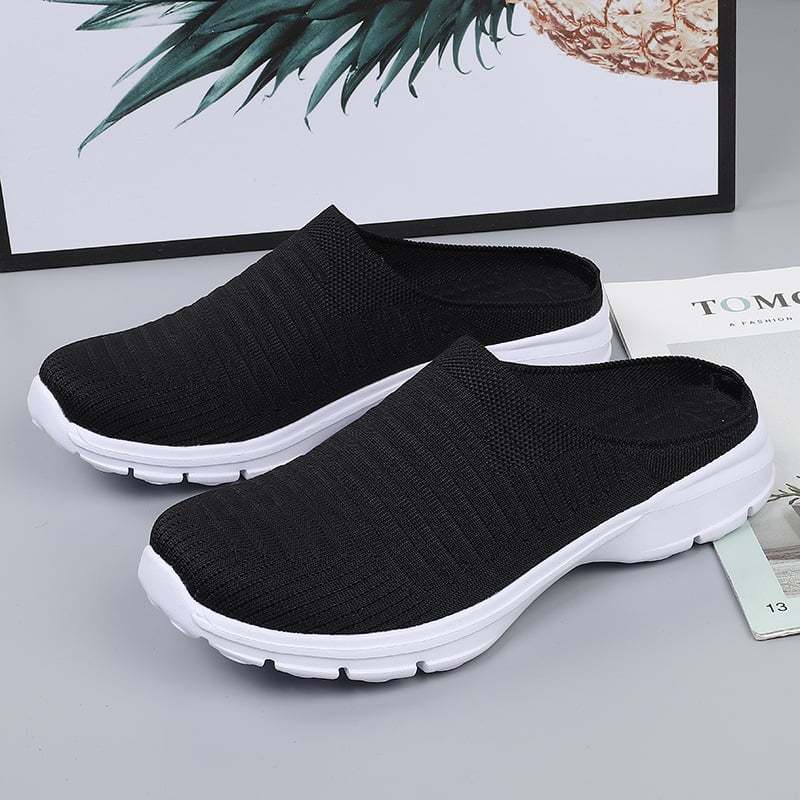 Breathable Comfortable Light Half Slippers For Woman