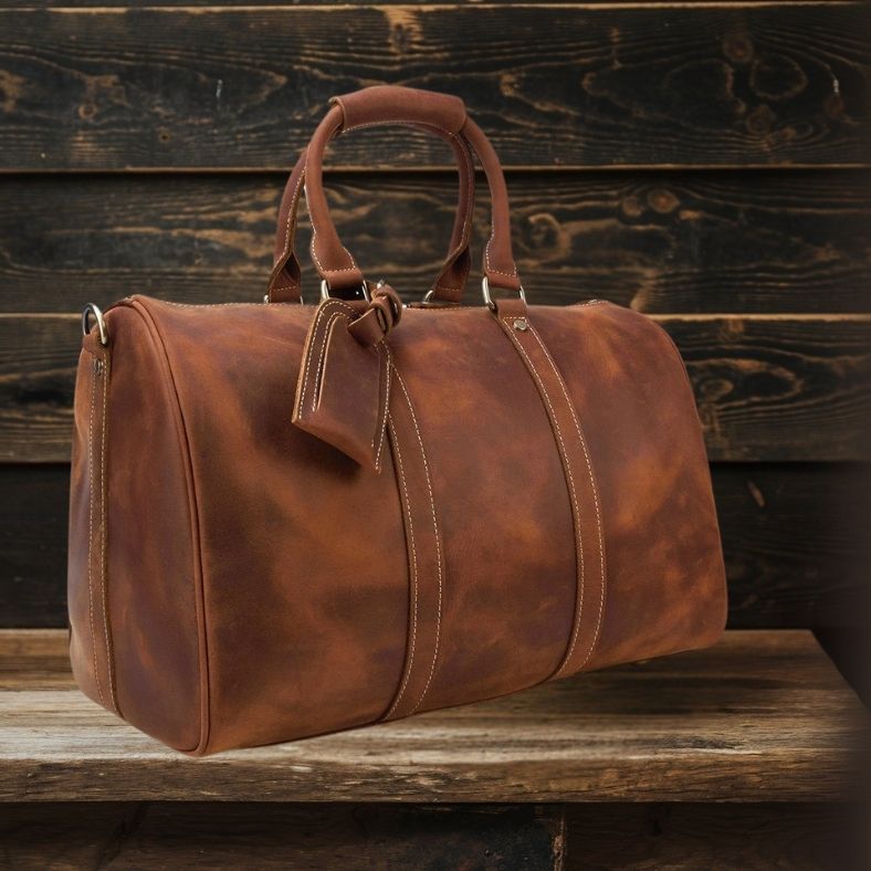 Leather Duffle Bag | LEUVEN