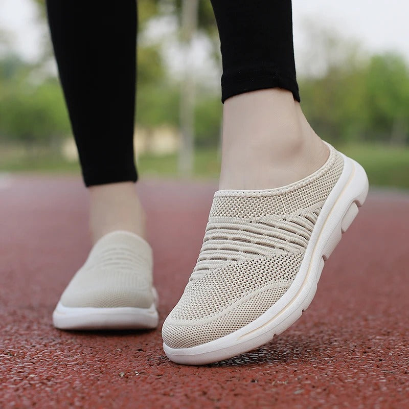 Breathable Soft Sole Casual Half Slippers for Woman