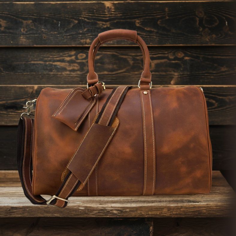 Leather Duffle Bag | LEUVEN