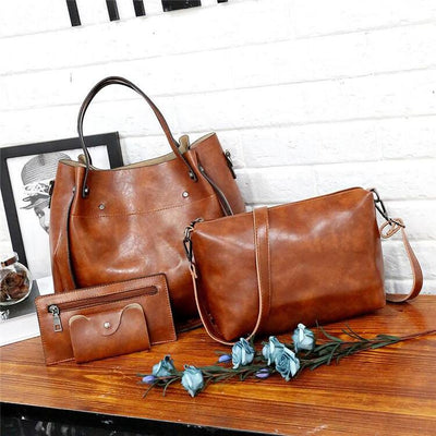 Greta™ - Vintage Women's 4-Piece Bag Set