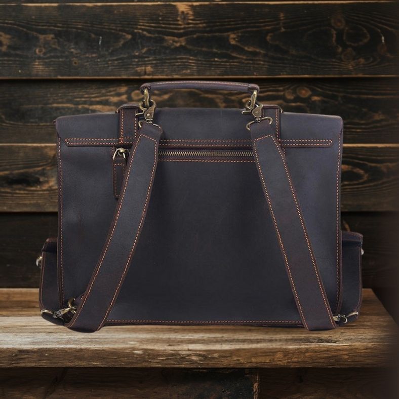 Leather Courier Bag | NAMUR