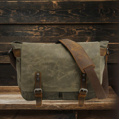 Canvas Laptop Messenger Bag | RENO