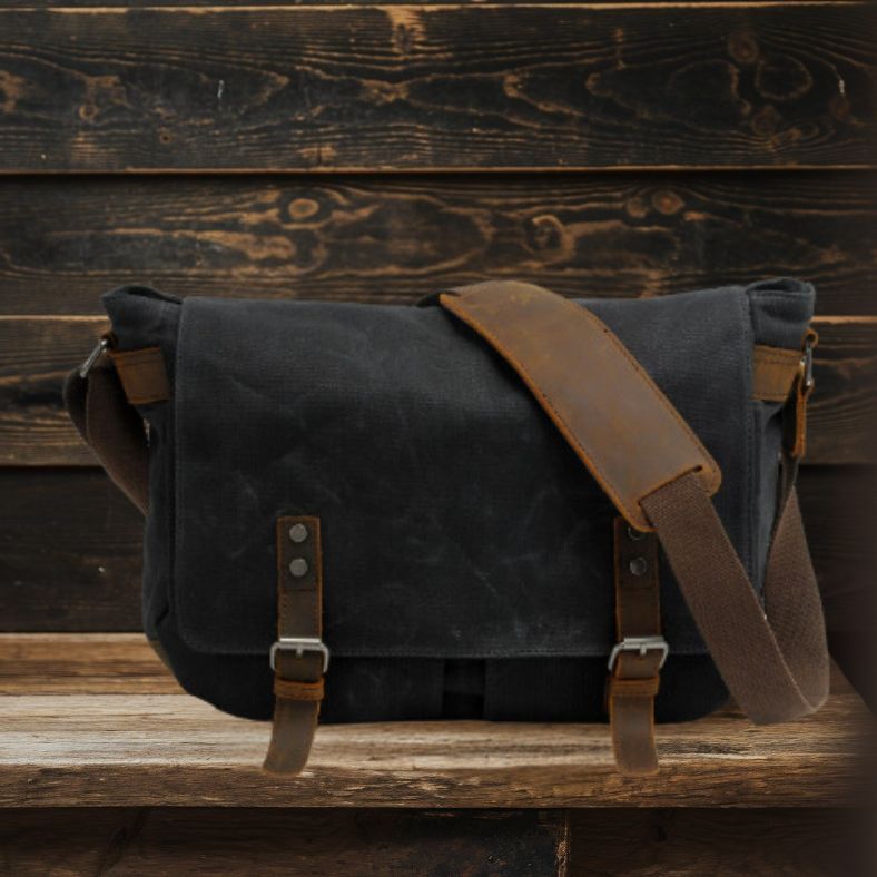 Canvas Laptop Messenger Bag | RENO