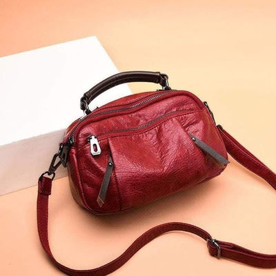 Evie™ - Handmade Multi Pocket Soft Leather Bag