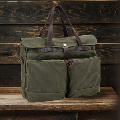 Canvas Shoulder Tote Bag  | SALT LAKE