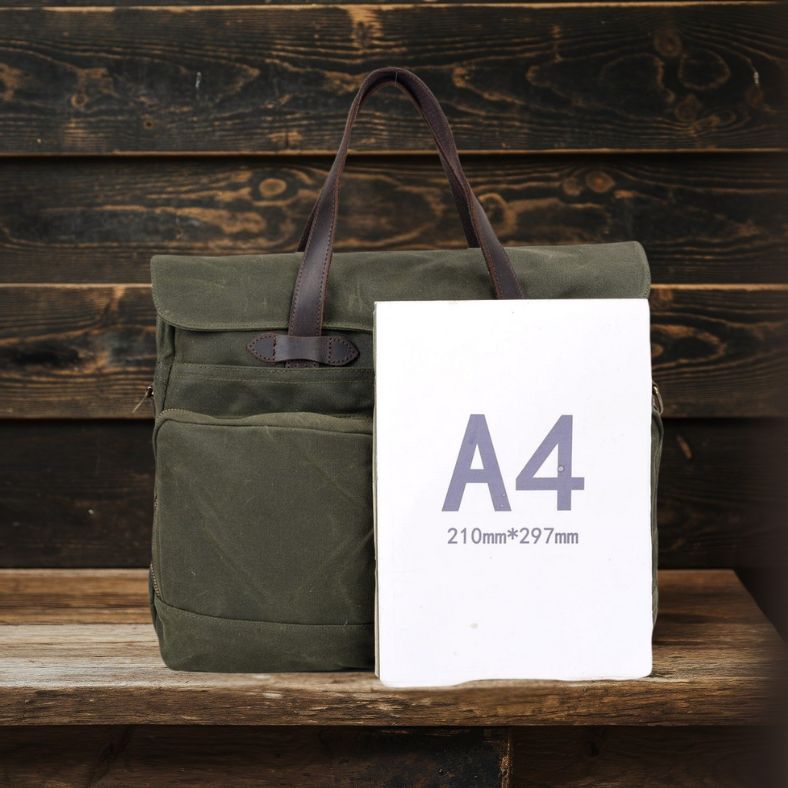 Canvas Shoulder Tote Bag  | SALT LAKE