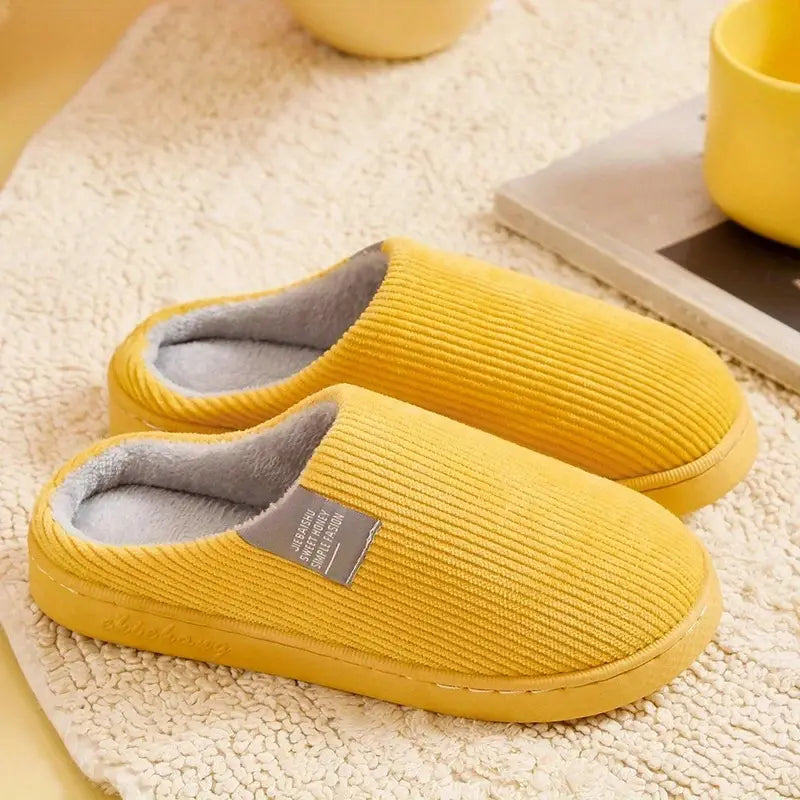 CloudWalk™ - Stylish Plush Warm Slippers