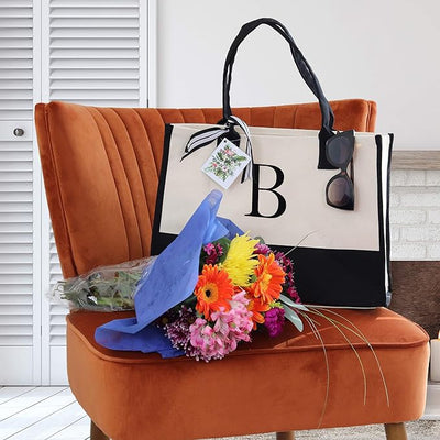 Remi™ - Letter Personalized Tote Bag