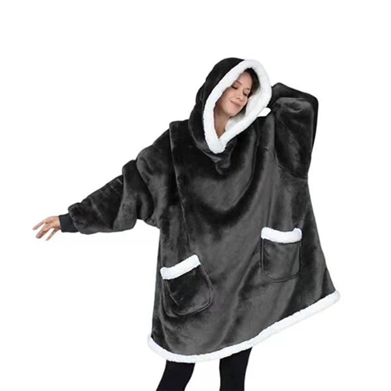 CozyWrap™ - Casual Unisex Hooded Wearable Blanket