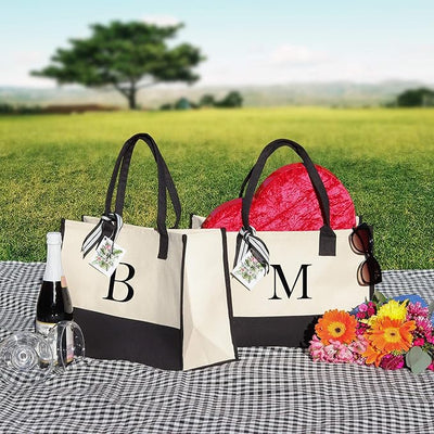 Remi™ - Letter Personalized Tote Bag