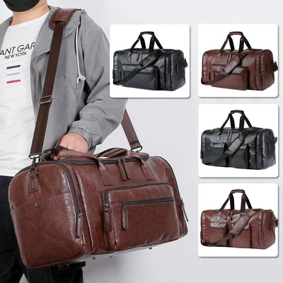 Archer | Men's Leather Travel Bag