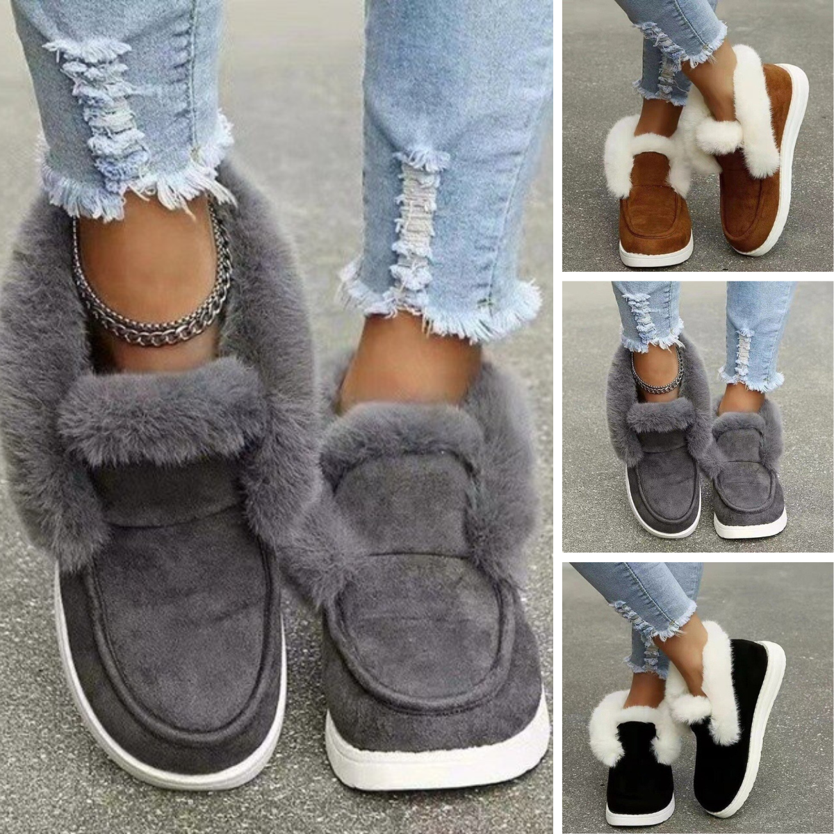 Mia™ - Comfortable Warm Plush Fur Snow Boots