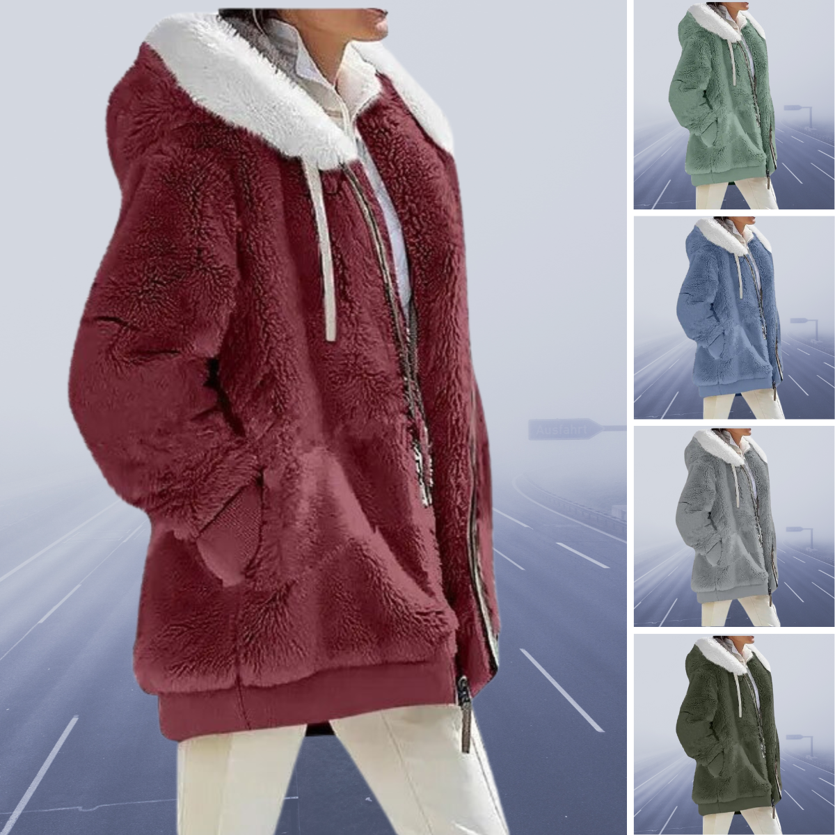 Rosie™ - Casual Warm Fleece Jacket