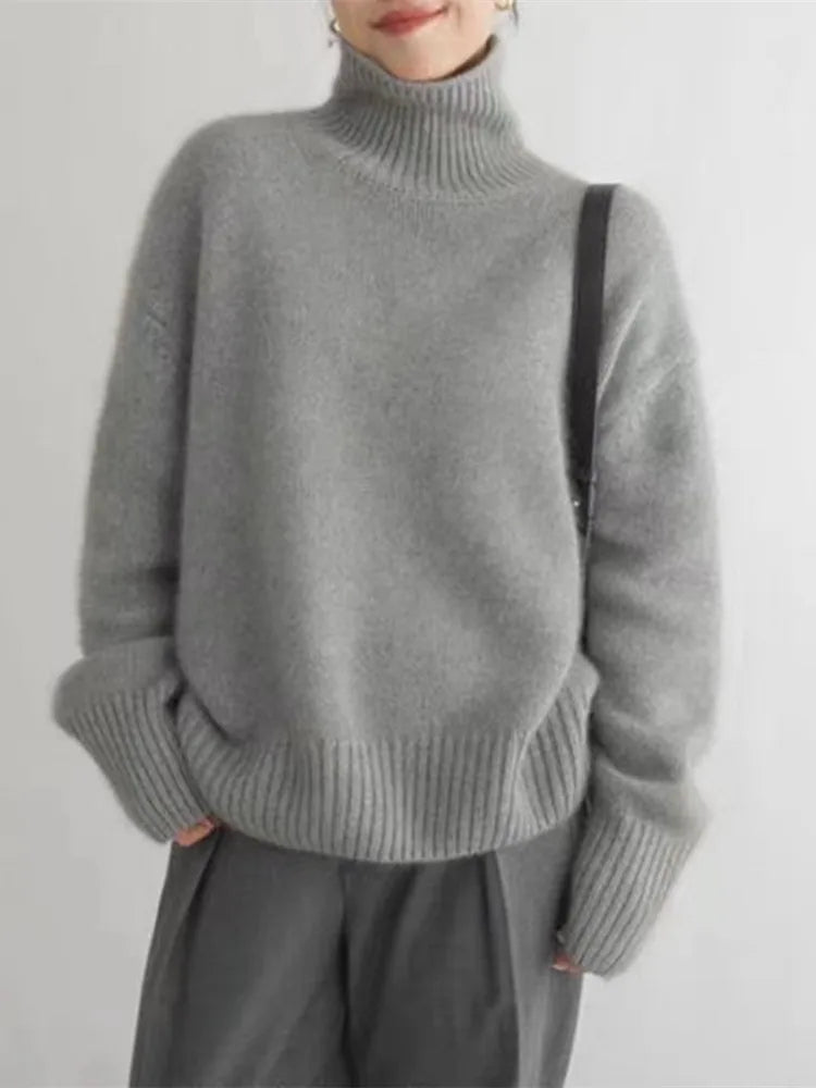 Amelia™ - Cozy Cashmere Soft Turtleneck Sweater