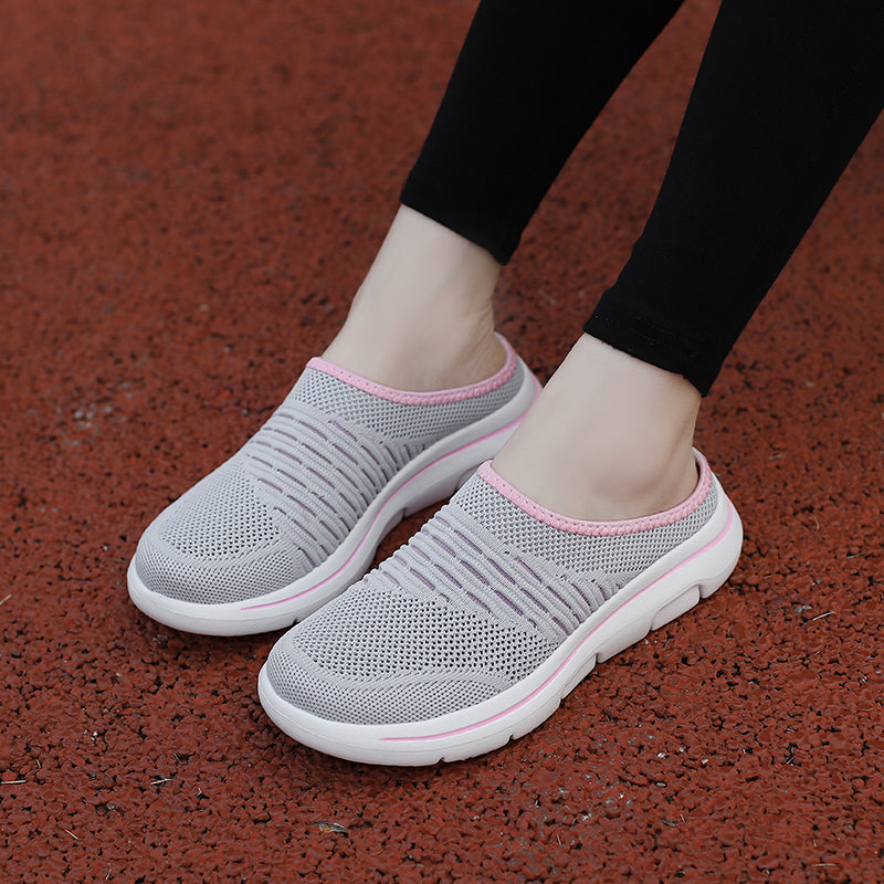 Breathable Soft Sole Casual Half Slippers for Woman