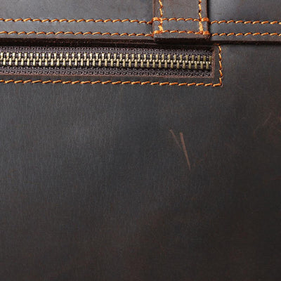 Leather Courier Bag | NAMUR