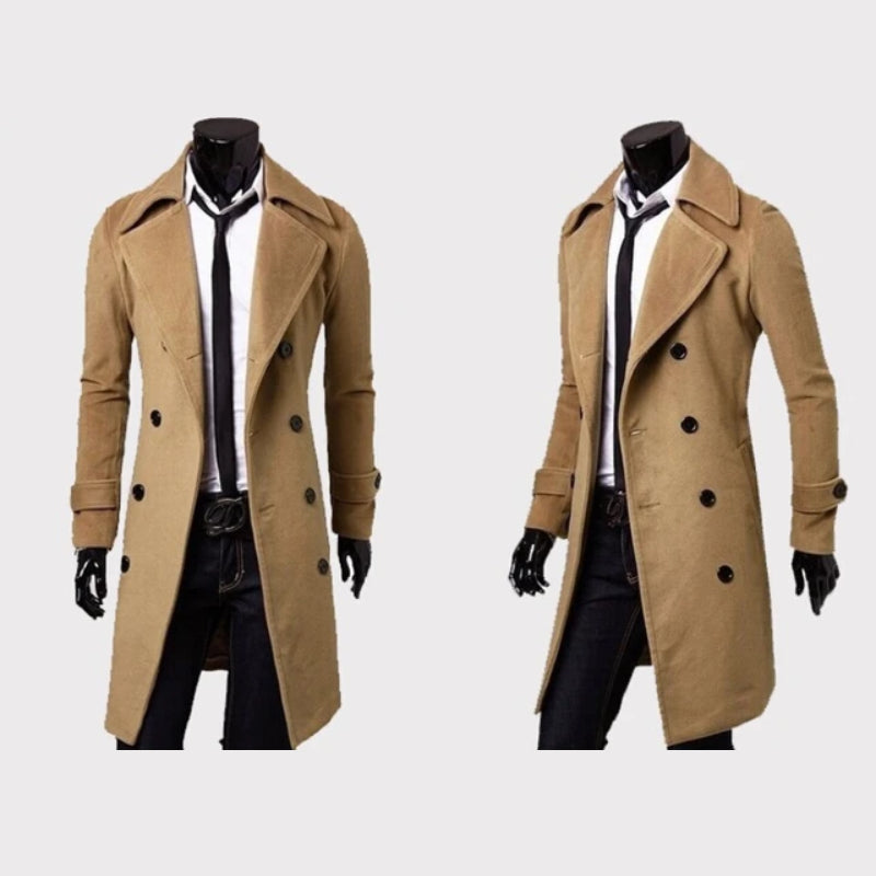 Samuel™ - Stylish Double Breasted Trench Coat