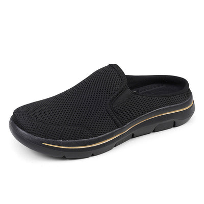 Mesh Soft Sole Breathable Comfortable Half Slippers For Men