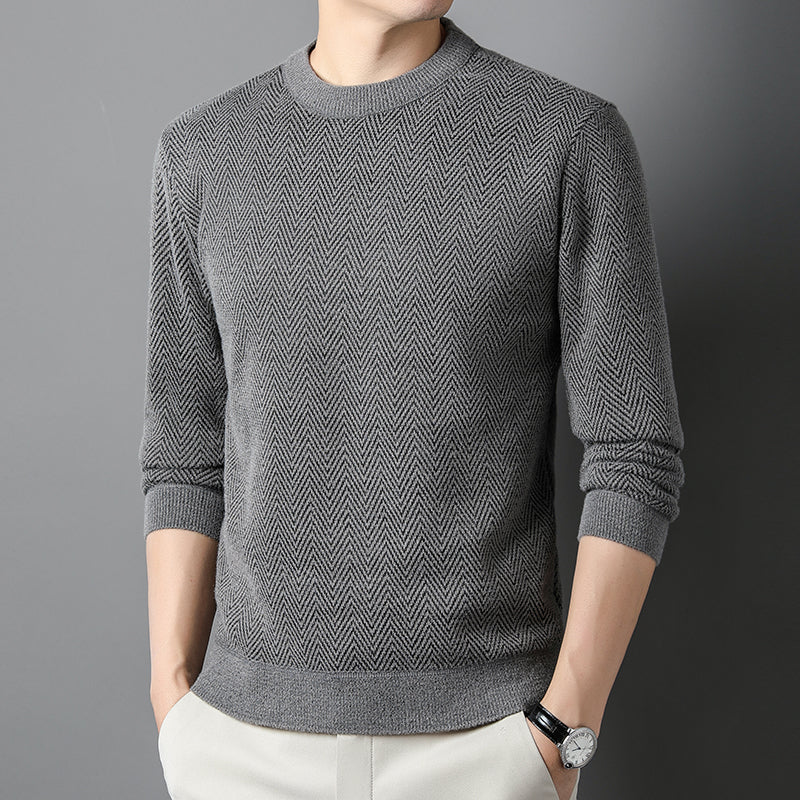 The Herringbone Wool Sweater