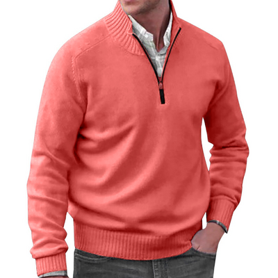 Miles™ - Stylish Cashmere Zipper Sweater