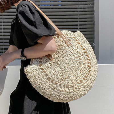 Bonnie™ - Handmade Multifunctional Straw Handbag