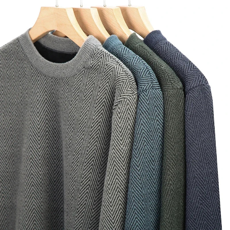 The Herringbone Wool Sweater