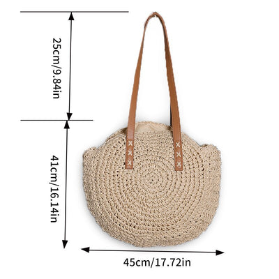 Bonnie™ - Handmade Multifunctional Straw Handbag