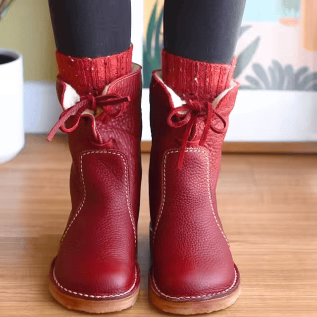 Olivia™ - Comfortable Waterproof Boot With Wool Lining