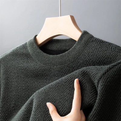 The Herringbone Wool Sweater