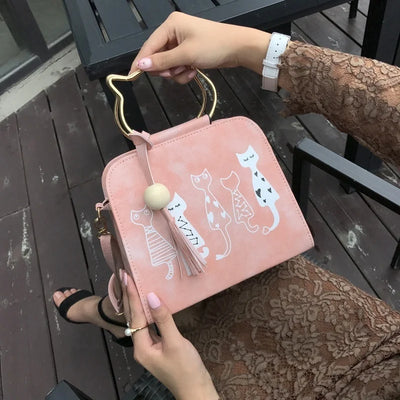 Evelyn™ - Lovely Cat Handbag