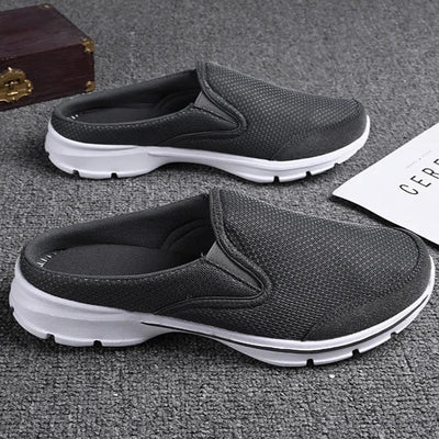 Flat Slip-On Sandals Mesh Surface Breathable For Men