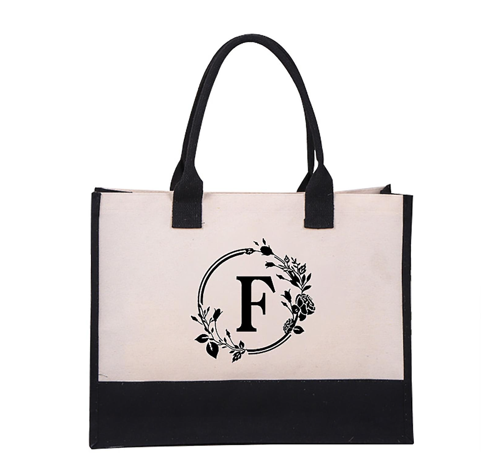 Remi™ - Letter Personalized Tote Bag