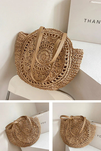 Bonnie™ - Handmade Multifunctional Straw Handbag