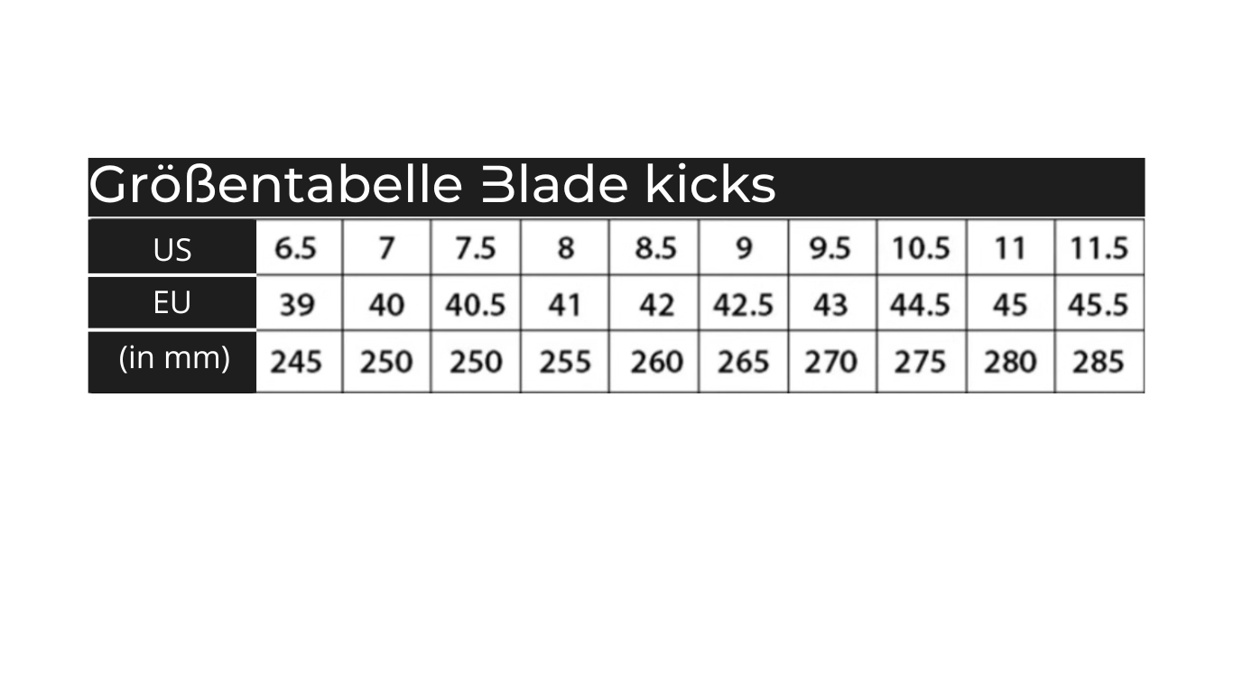 BLADE KICKS Black +8CM increase