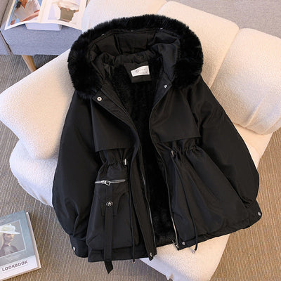 Florence™ - Elegant Fur Hooded Winter Coat