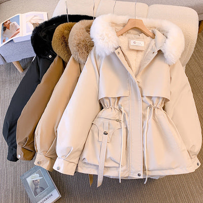 Florence™ - Elegant Fur Hooded Winter Coat