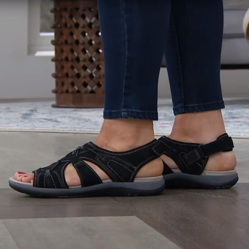 Aria™ - Adjustable Soft Orthopedic Sandals With Arch Support