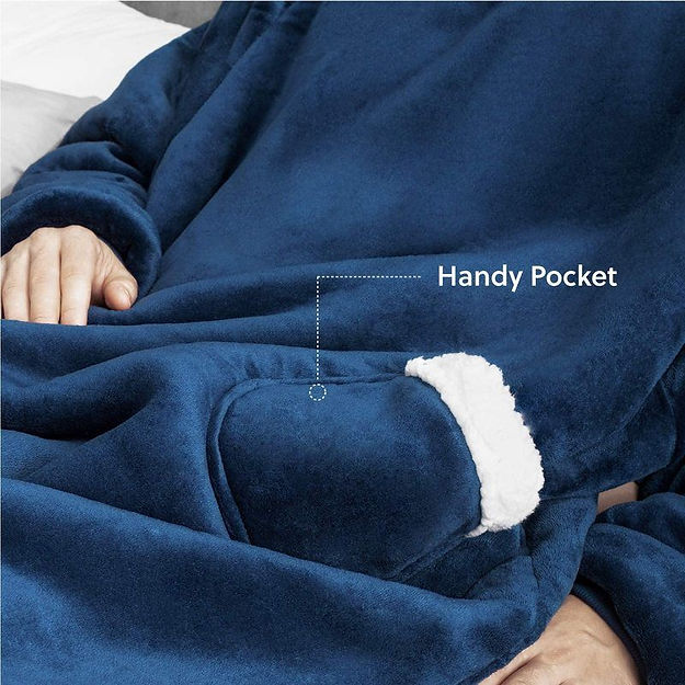 CozyWrap™ - Casual Unisex Hooded Wearable Blanket