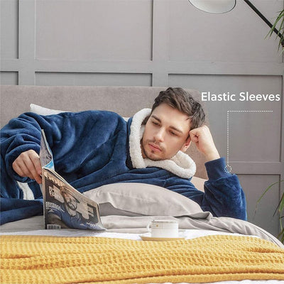 CozyWrap™ - Casual Unisex Hooded Wearable Blanket