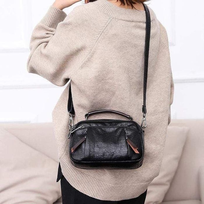 Evie™ - Handmade Multi Pocket Soft Leather Bag