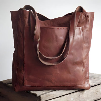 Ava™ - Handmade Vegan Leather Tote Bag