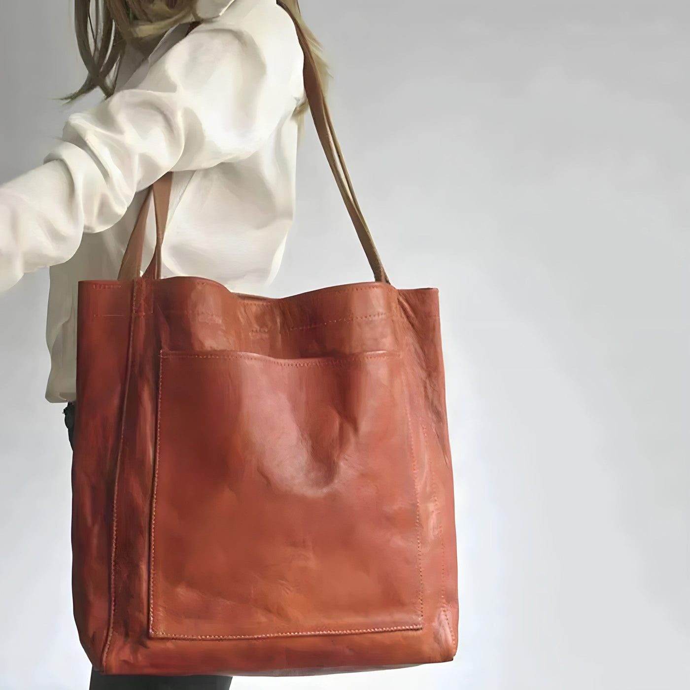 Ava™ - Handmade Vegan Leather Tote Bag