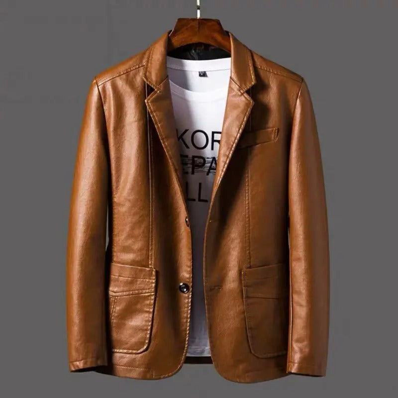 Elliot™ - Stylish Warm Leather Jacket