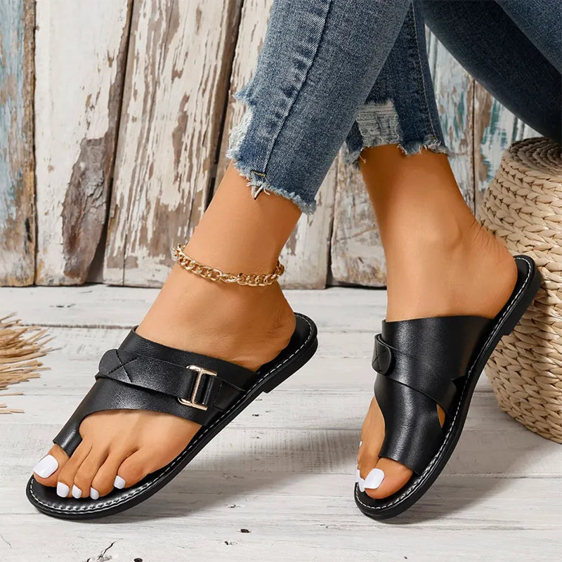 Quinn™ - Lightweight Orthopedic Leather Sandals