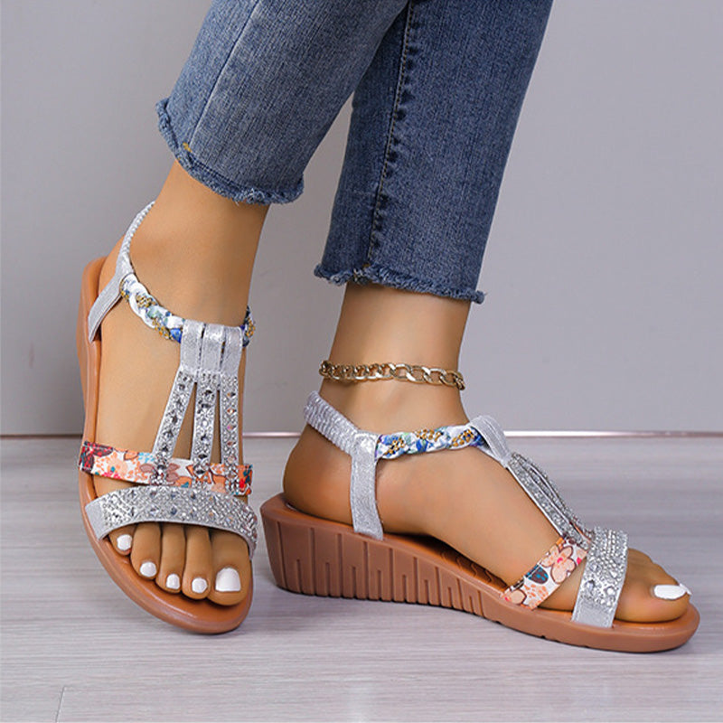 Nova™ - Crystal Orthopedic Sandals With Handmade Details